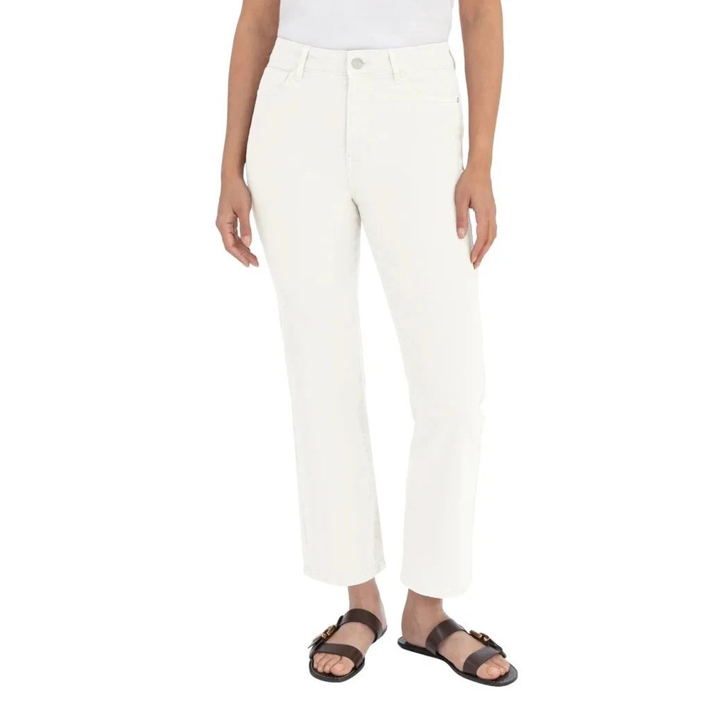 BlankNYC Women's Straight Leg Pant 27" Inseam, White, Size: 8 / 29, New